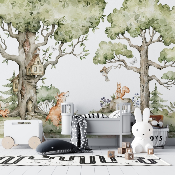 Fototapete Waldtreffen