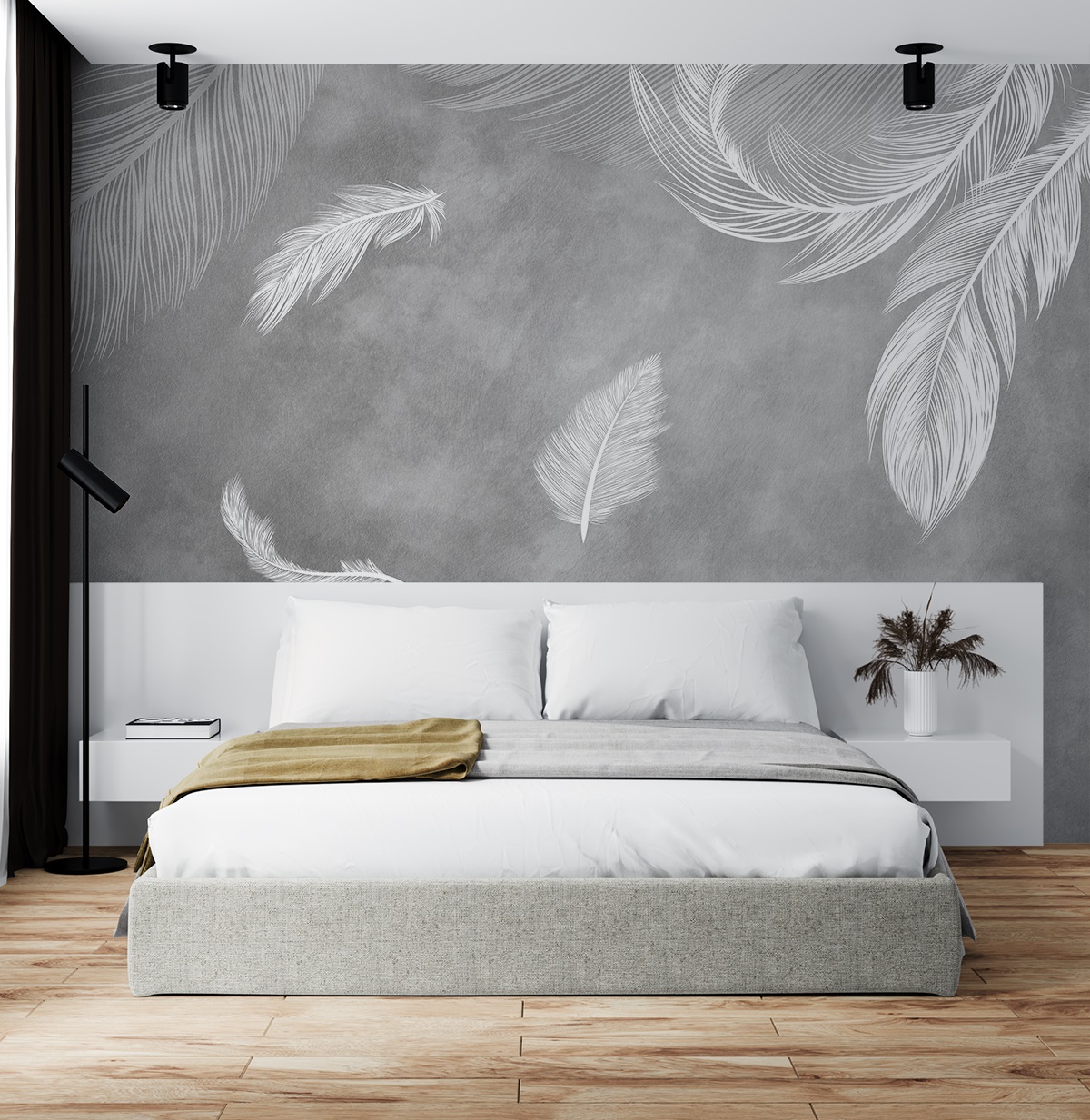 Fototapete Zarte Federn