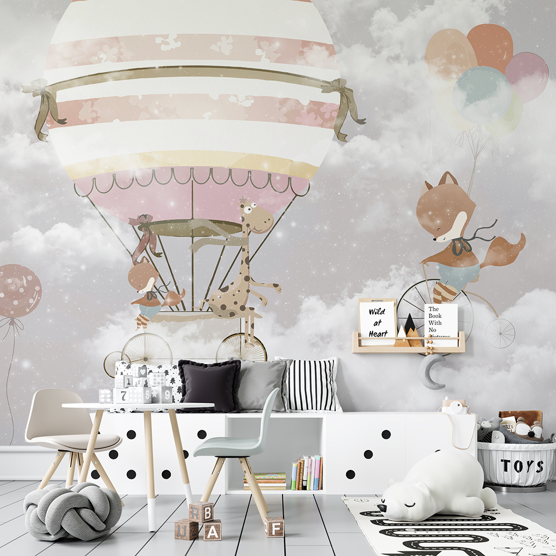 Fototapete Ballon geht auf die Reise