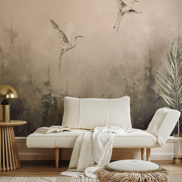 Majestätische Vögel im Flug