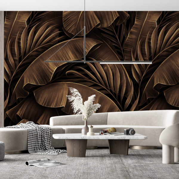 Fototapete Schokoladenblätter