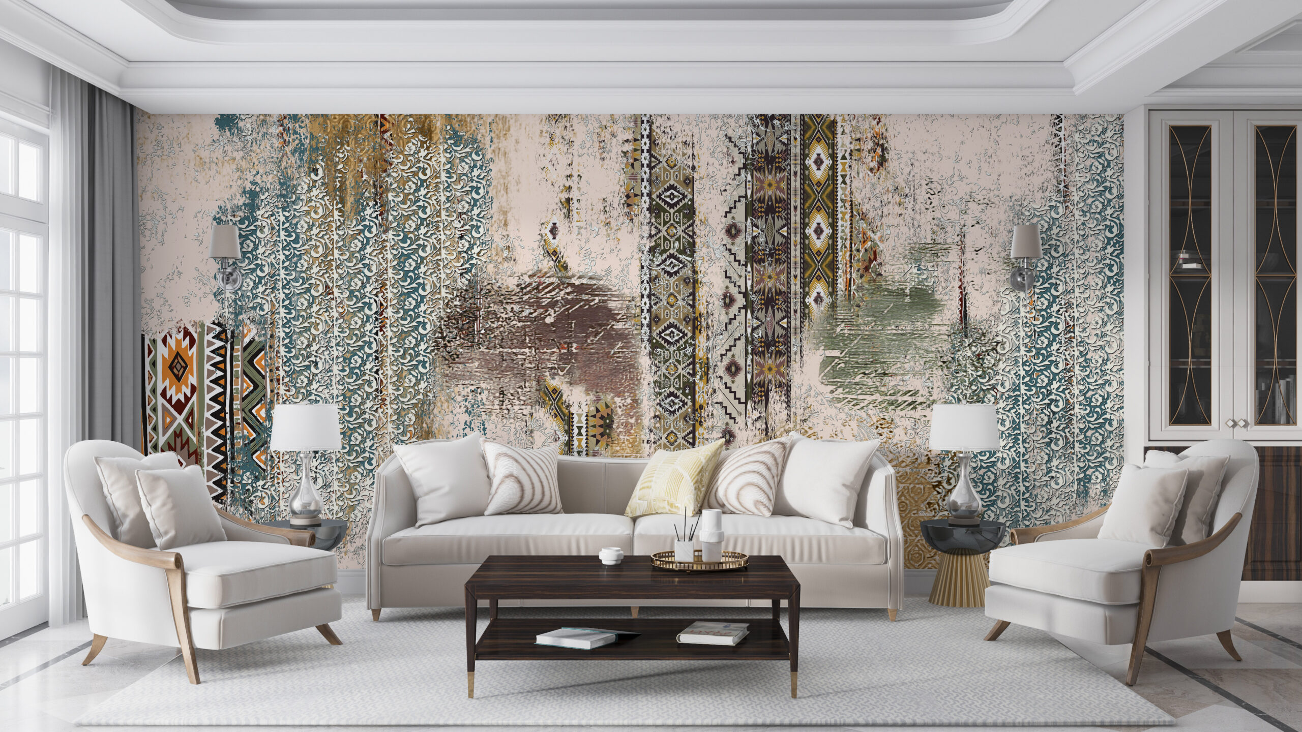 Wandmalerei Antikes Mosaik