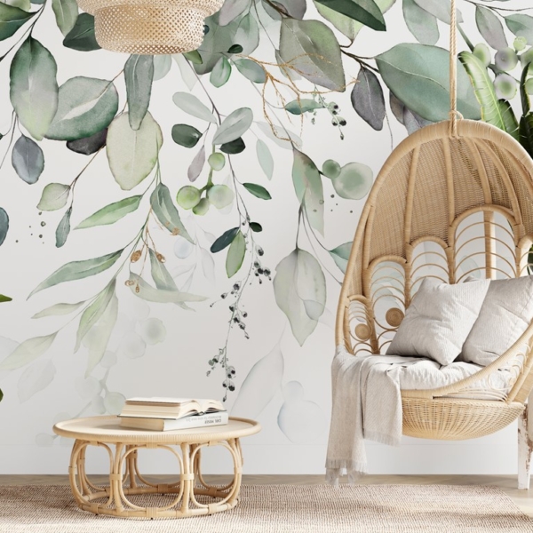 Fototapete Zarte Blätter