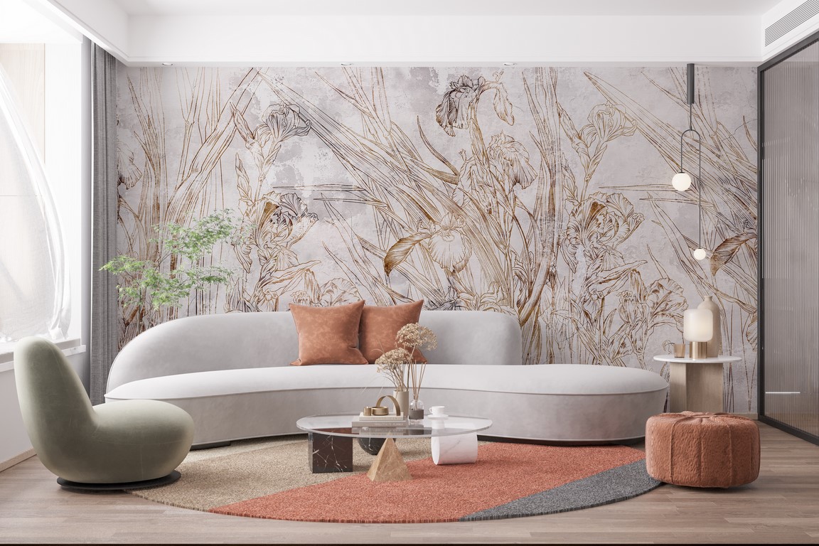 Fototapete Zarte Irisblüte