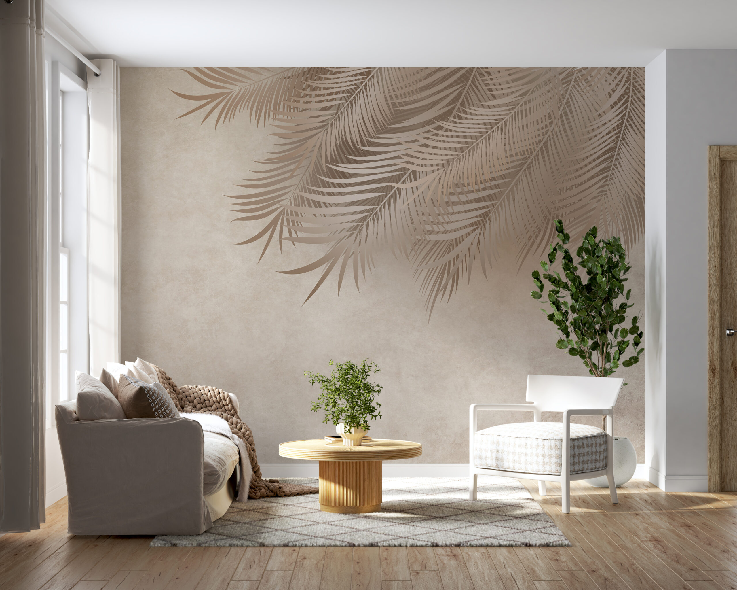 Fototapete Lange Palmblätter