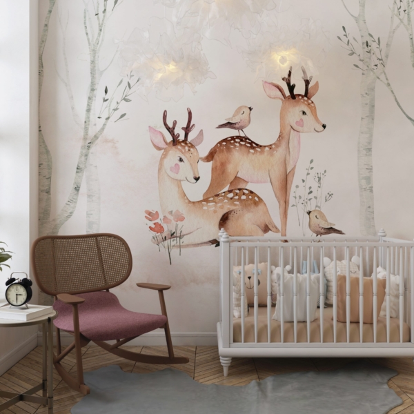 Fototapete Zwei Hirsche