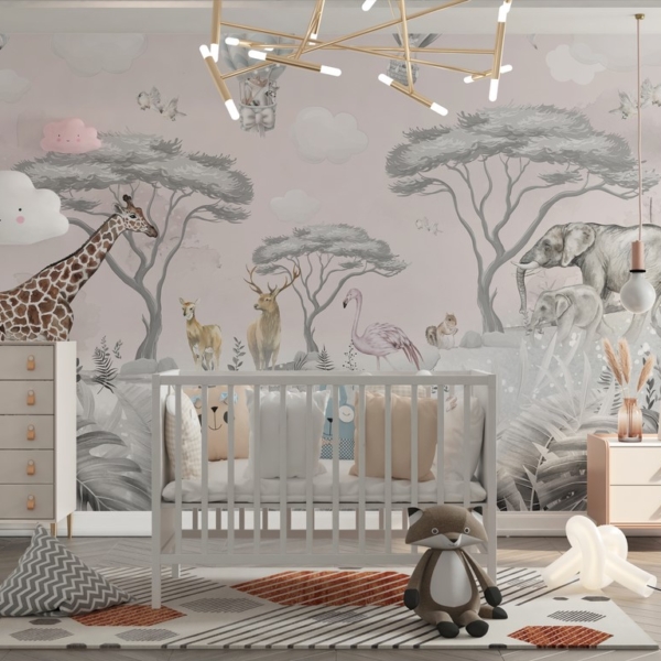 Fototapete Wildtiere für Kinder