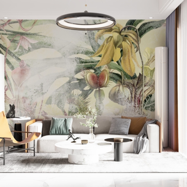 Wandgemälde Exotische Pflanzen