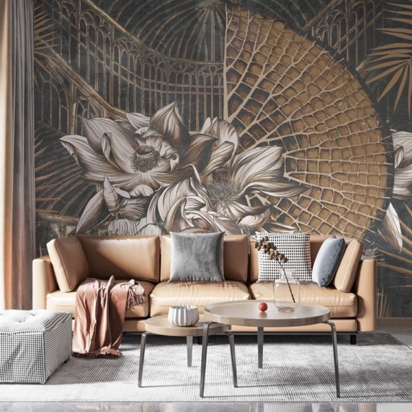 Fototapete Exotische Blumen