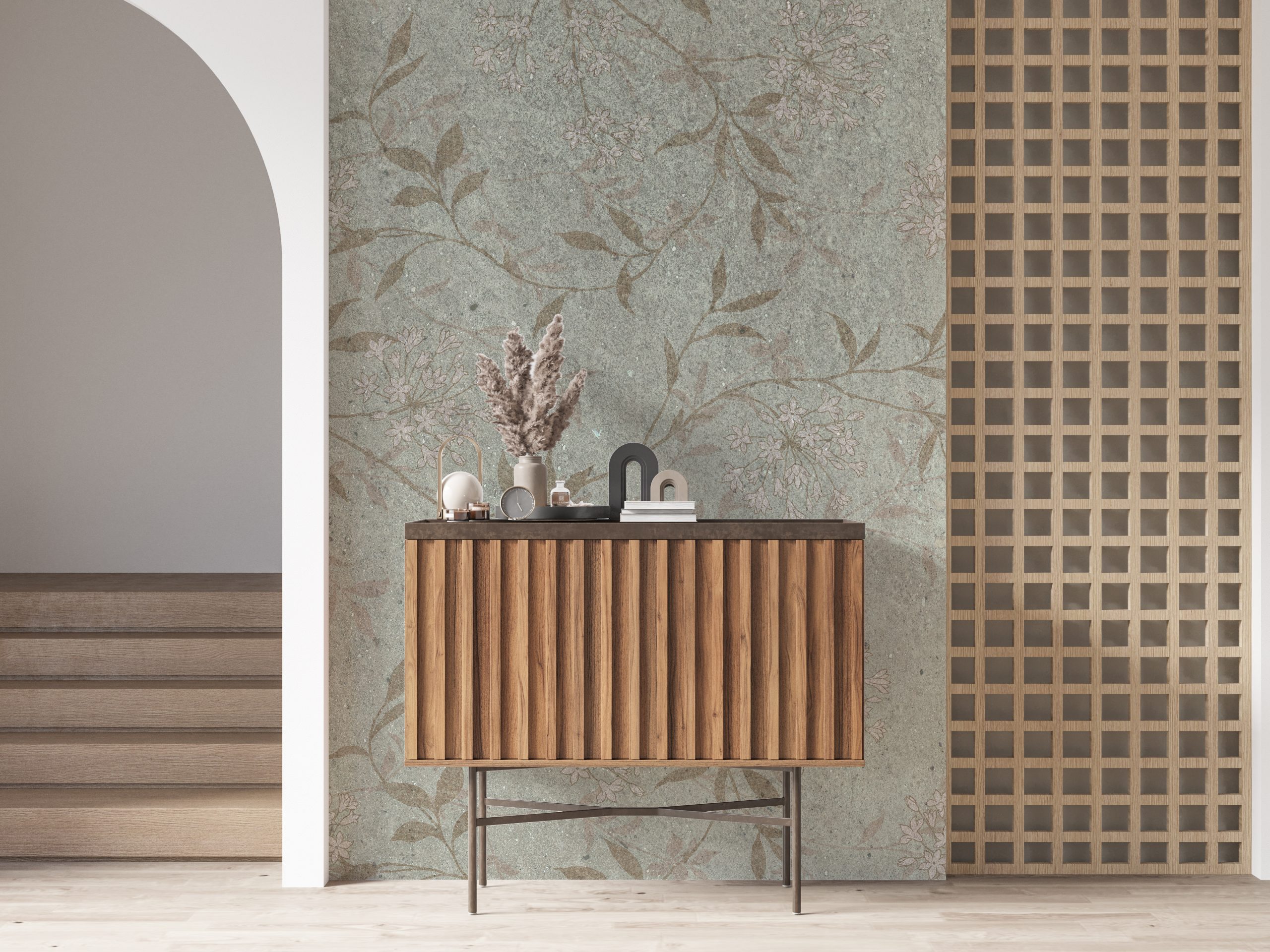 Fototapete Twigs on the Wall