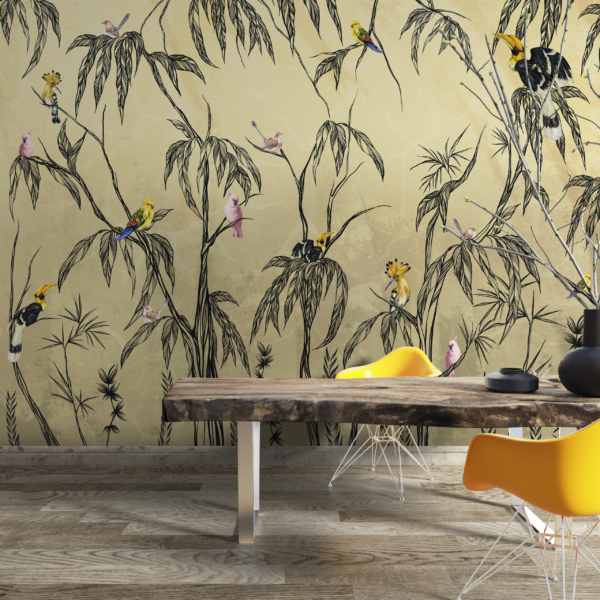 Fototapete Bunte Vögel