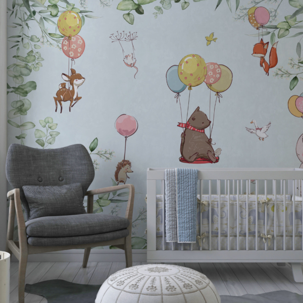 Fototapete Bunte Tiere