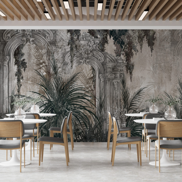 Mauersäulen im Dschungel