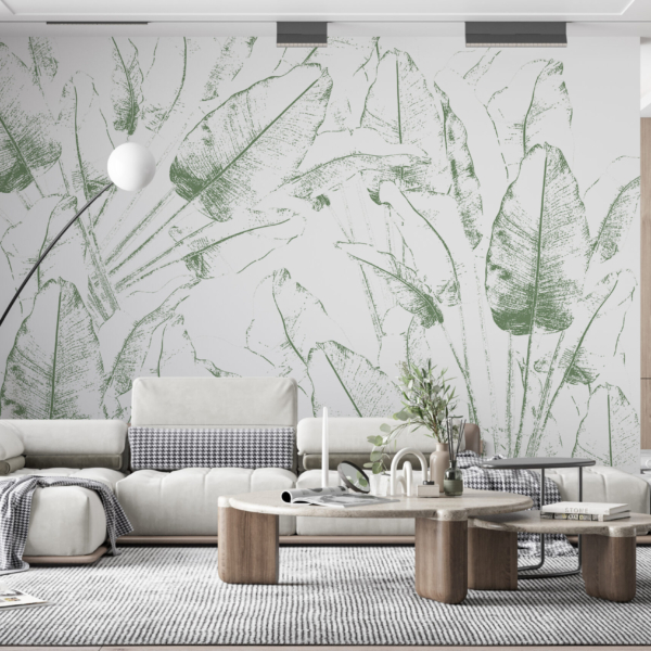 Wandbild mit Feigenblattumriss