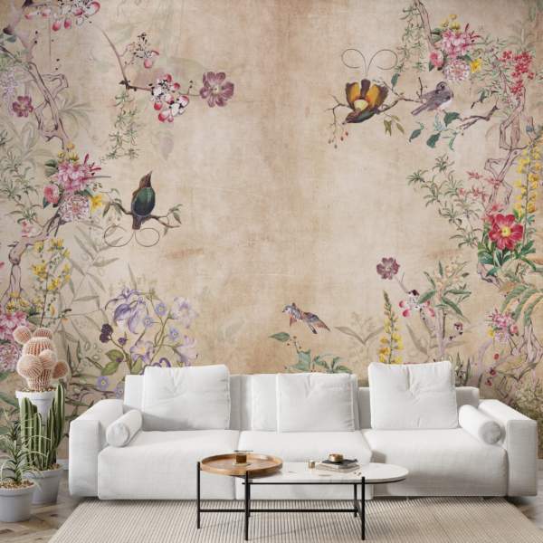 Fototapete Blumen im Garten