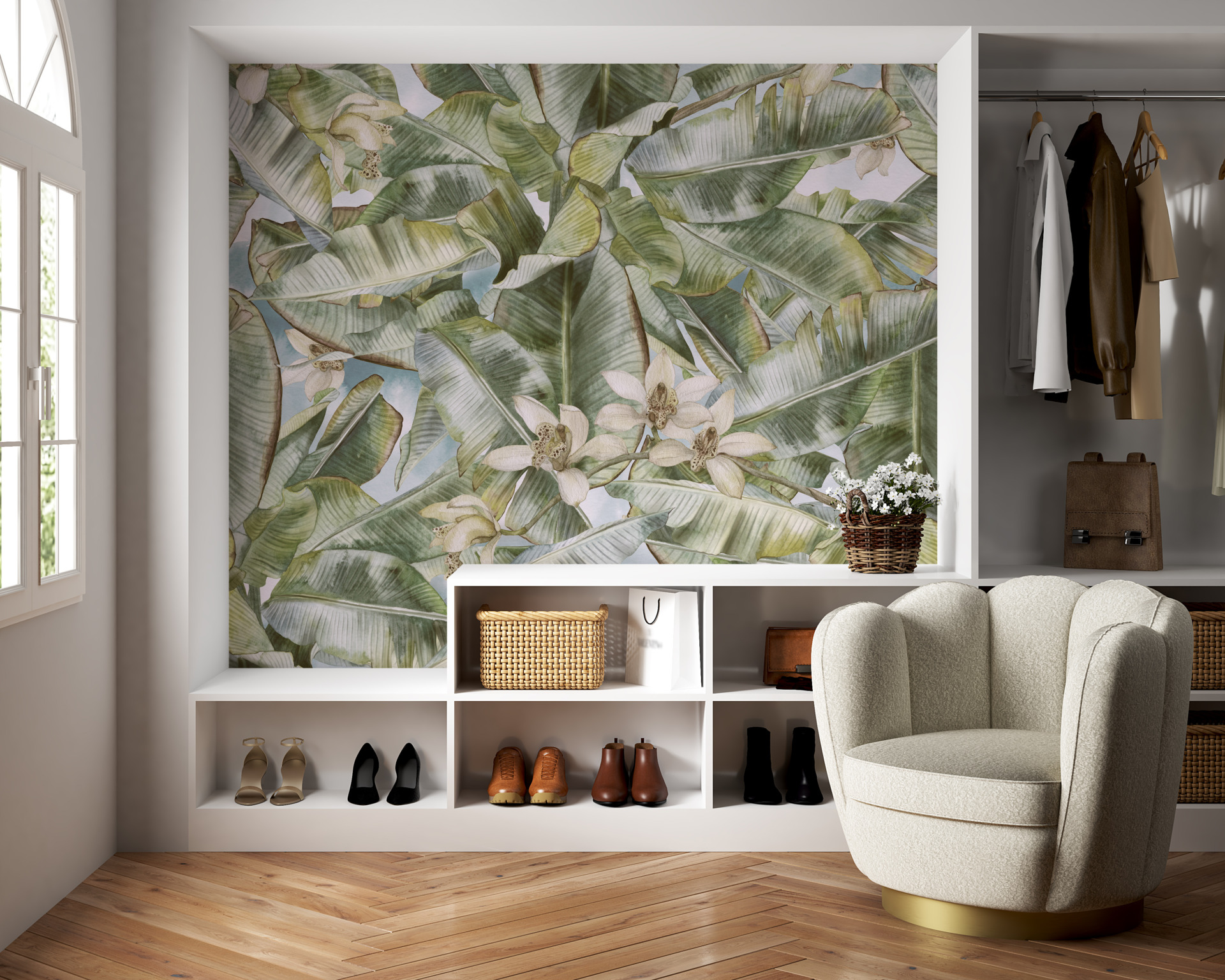 Fototapete Palmenblüte