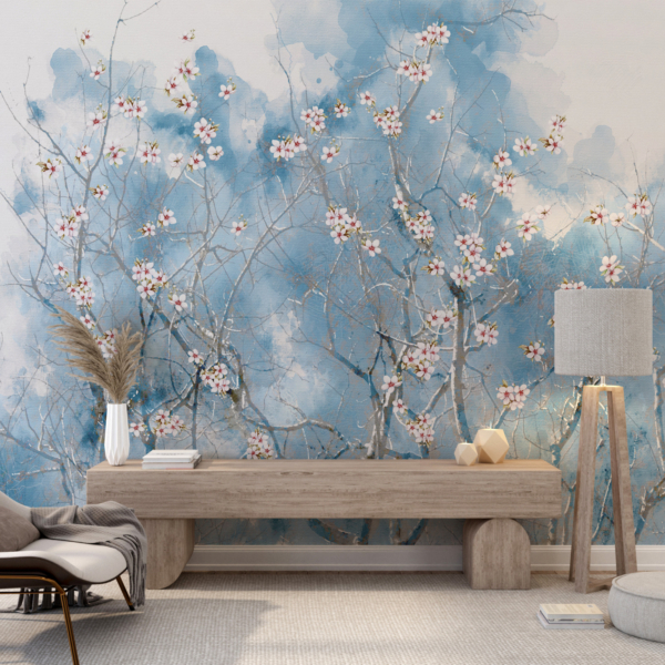 Wandgemälde Kirschblüte