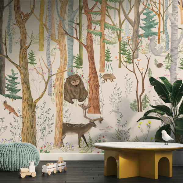 Hintergrundbild Wald Flora und Fauna