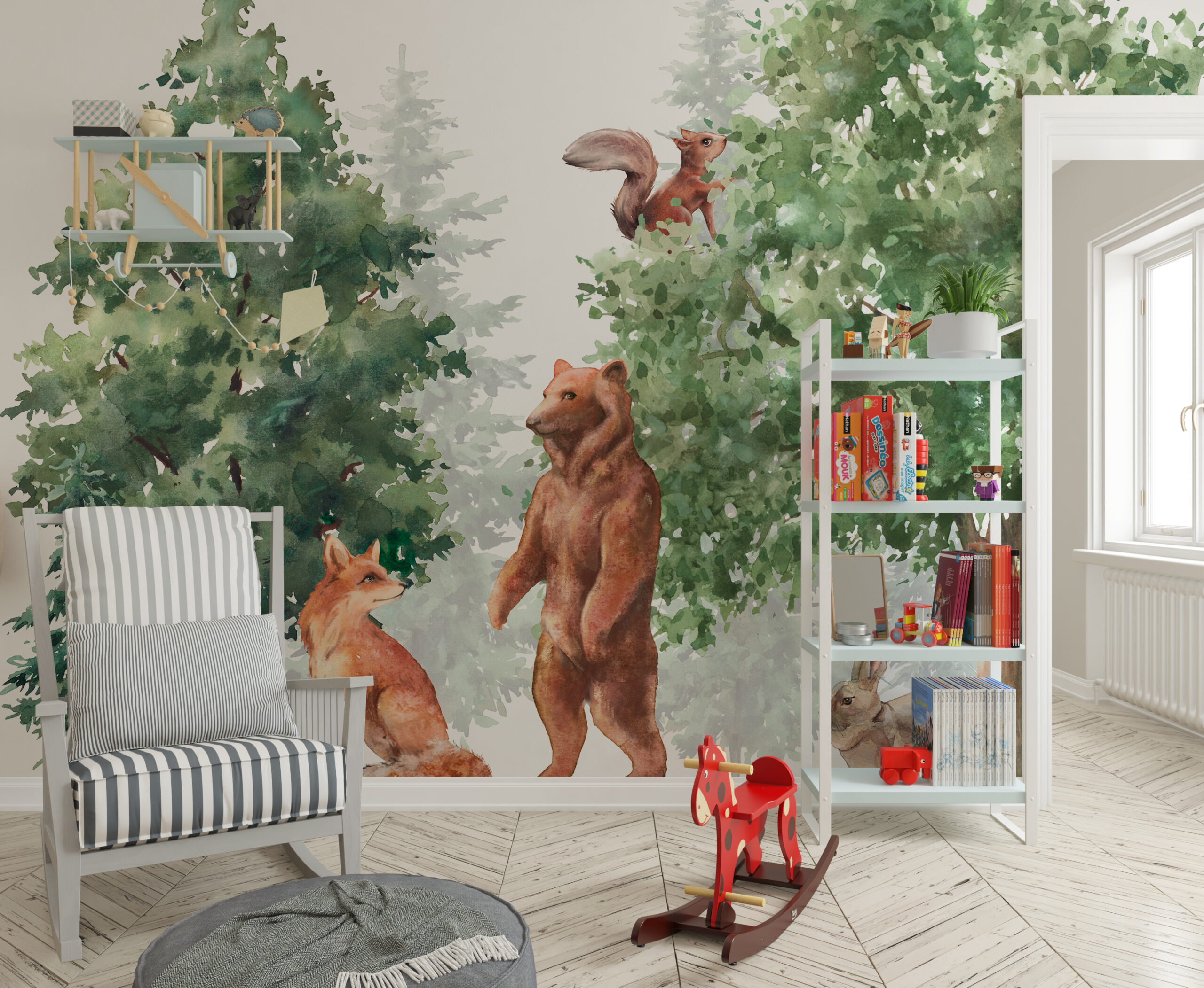 Fototapete Waldspiel