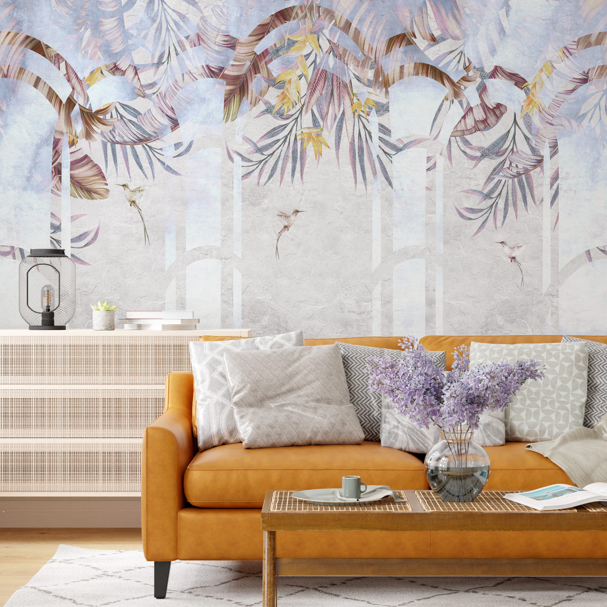 Fototapete Kleine Vögel in 3D