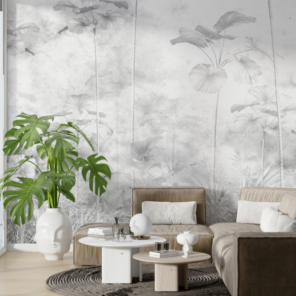 Fototapete Palmen zum Himmel