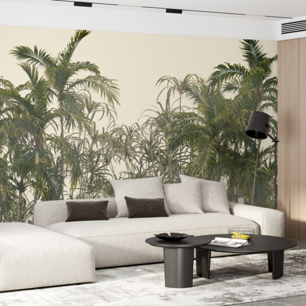 Fototapete Schmalblättrige Palmen