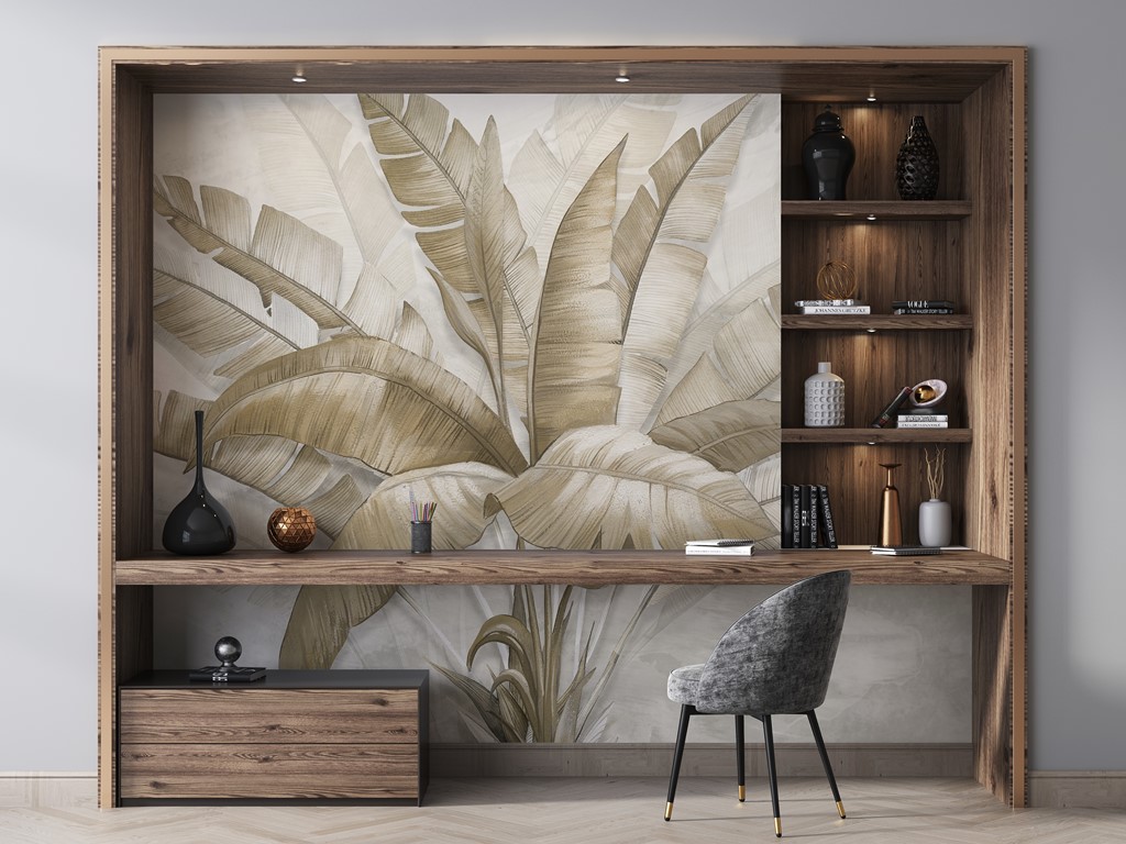 Fototapete Bananenblatt