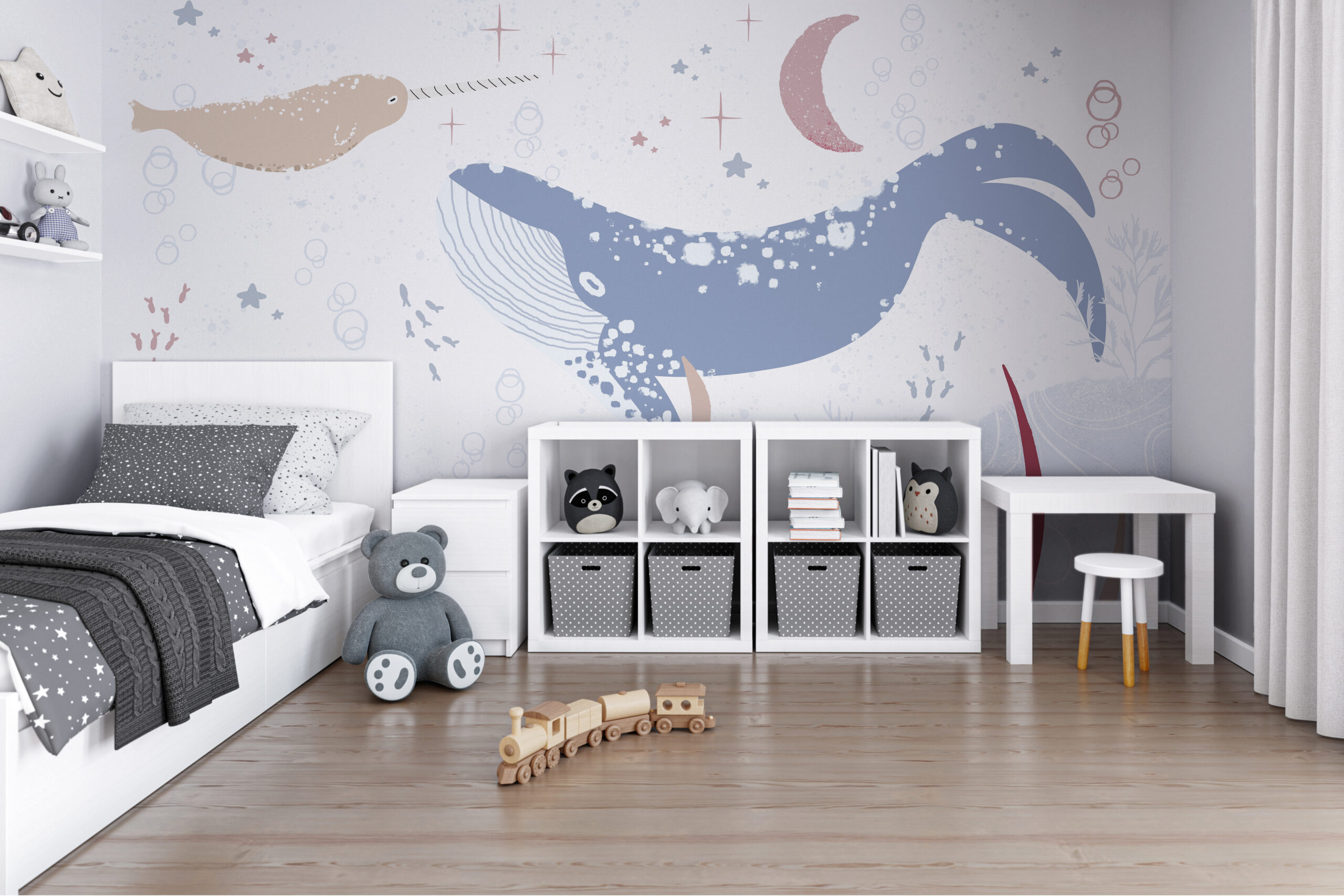 Wandmalerei Unterwasserwelt