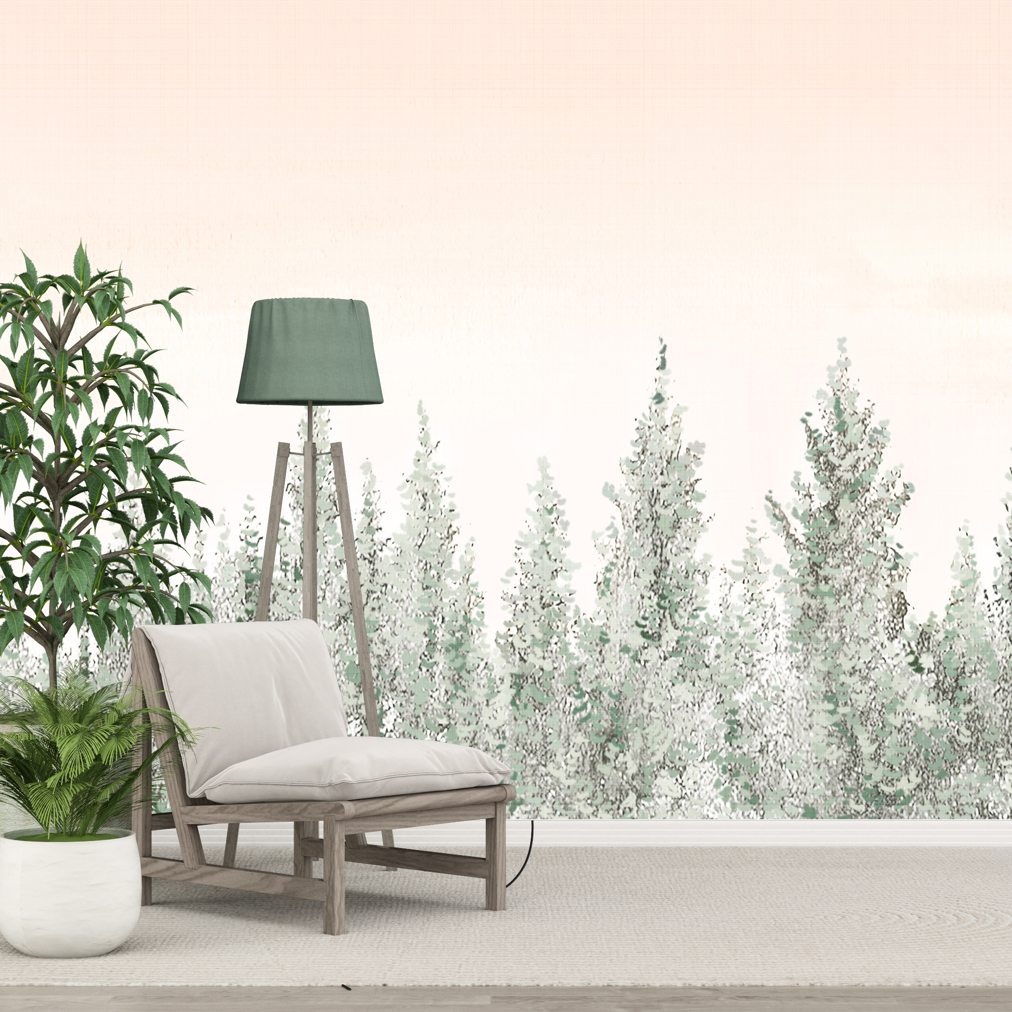 Fototapete Orange Sky