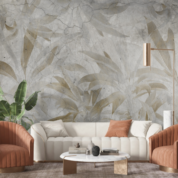 Fototapete Gerissene Palme