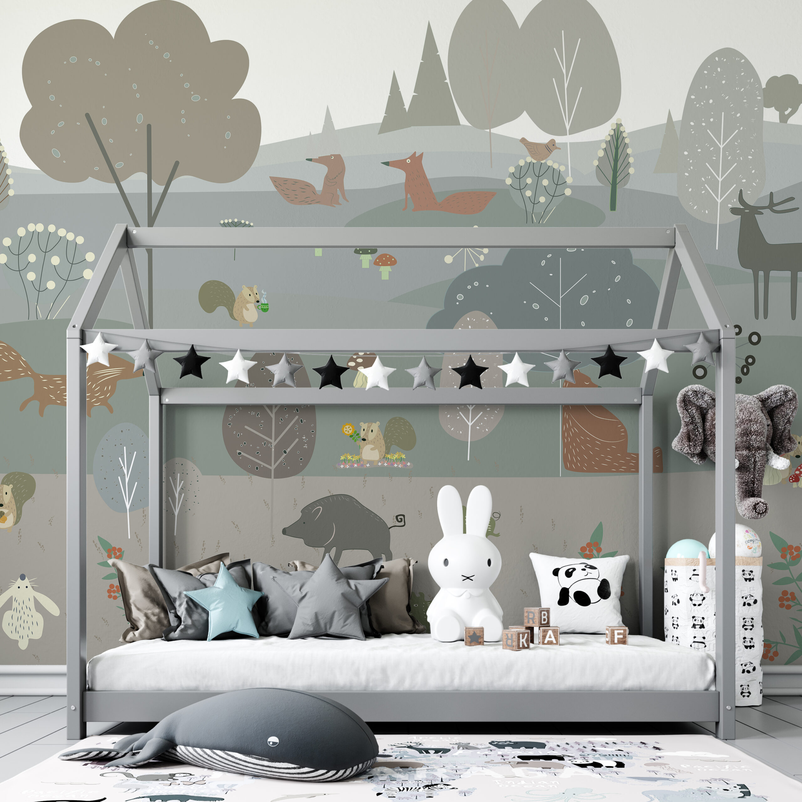 Fototapete Natur in Vektoren