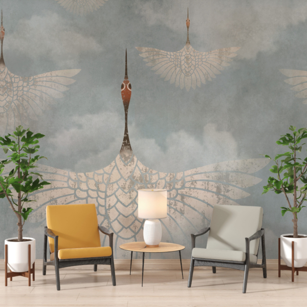 Fototapete Vögel im Flug