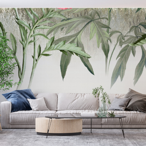 Wandbild Pflanze Grafik
