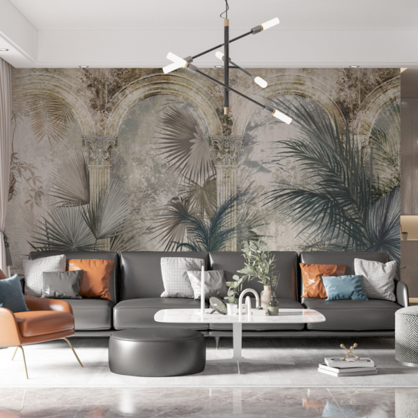 Fototapete Gemüsekolonnade