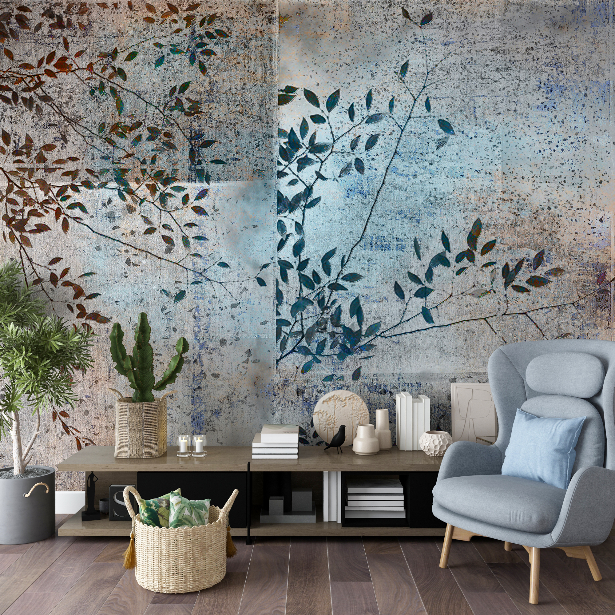 Fototapete Gemüse-Rechtecke