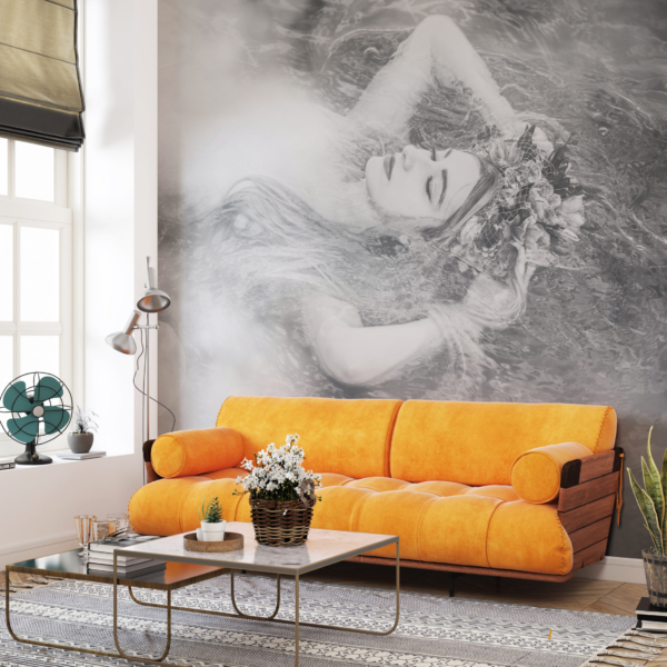 Wandgemälde von Rusalka