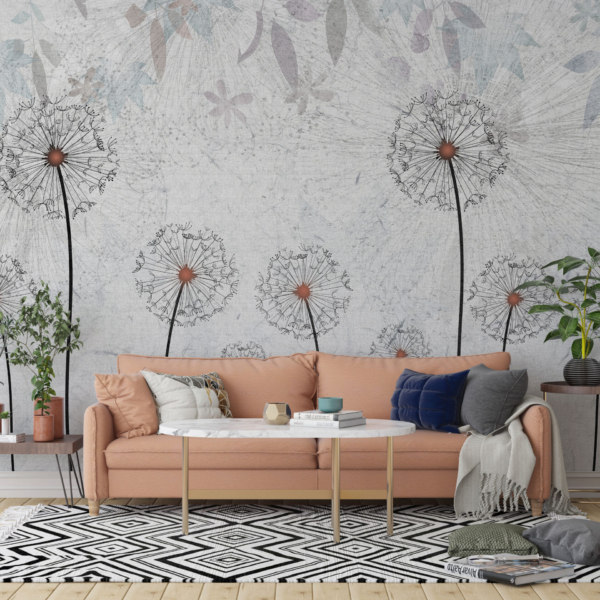 Wandbild mit einer Reihe von Kugelfischen