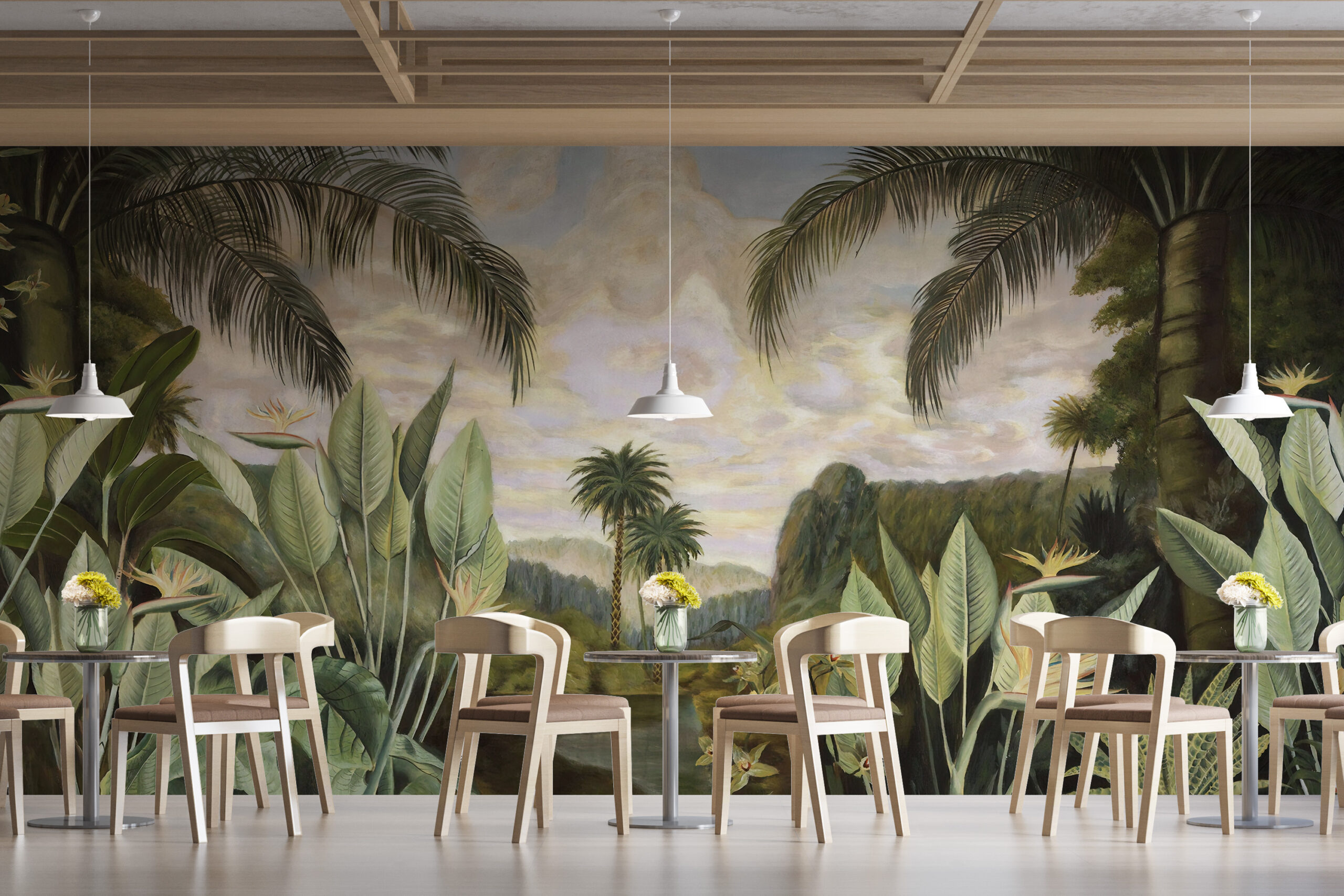 Fototapete tropischer Fluss