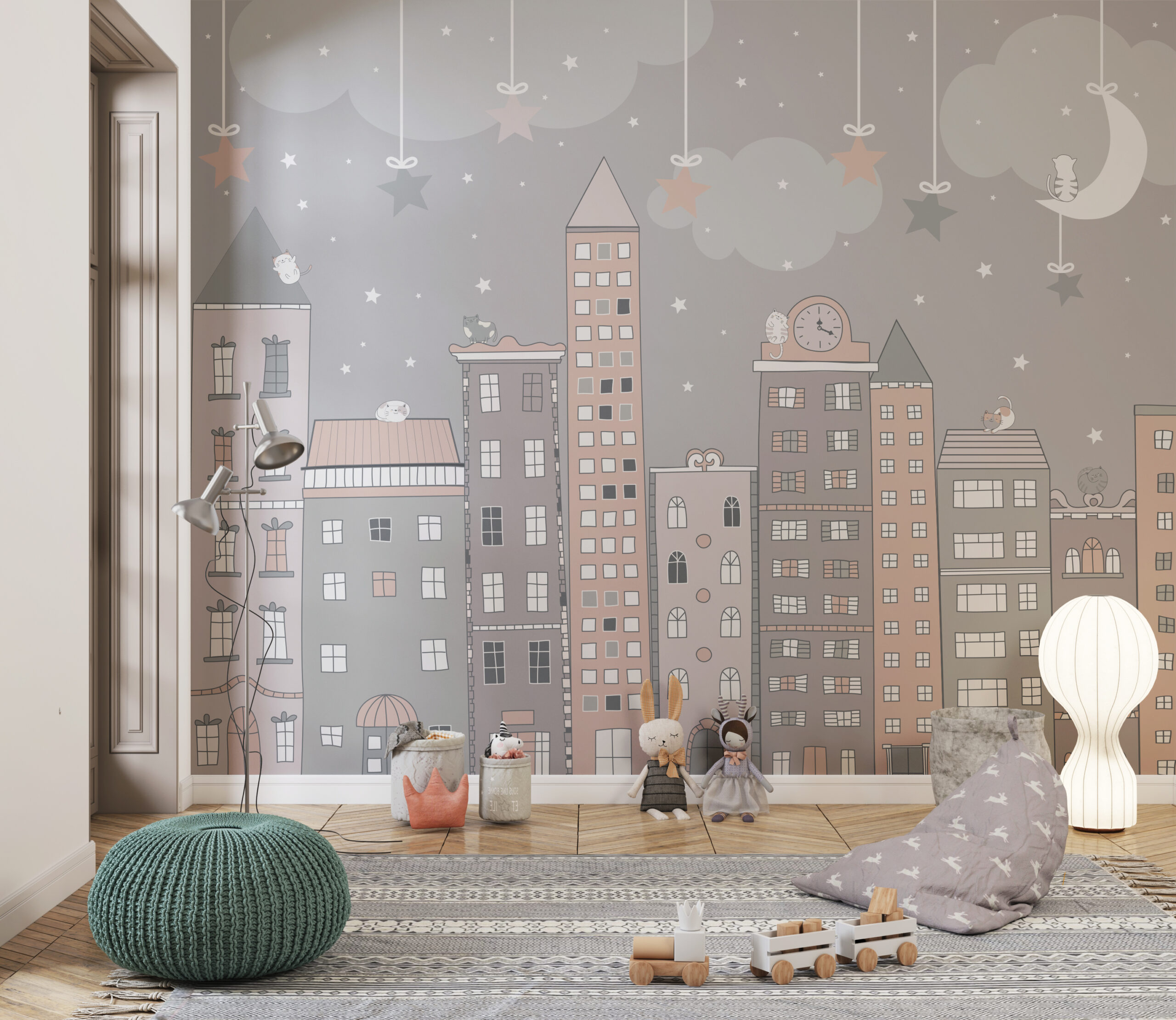 Fototapete Schlafende Stadt