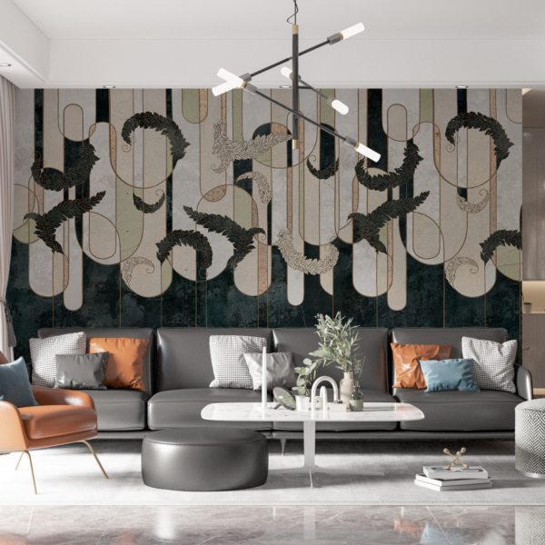 Fototapete Flowing down the wall