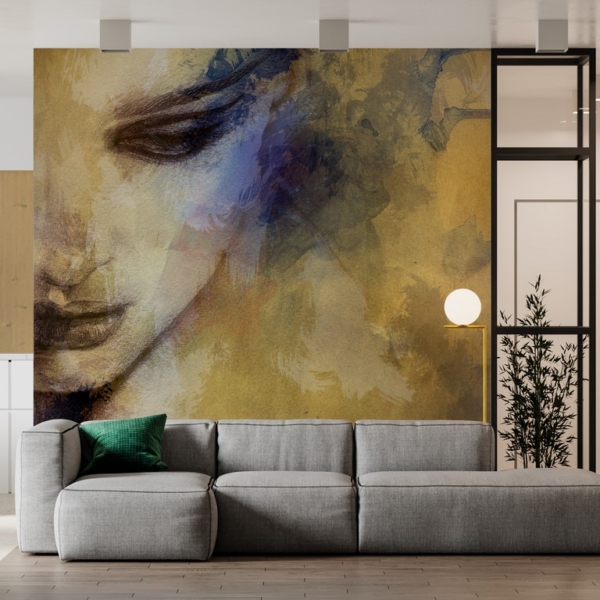 Fototapete Gesenkter Blick