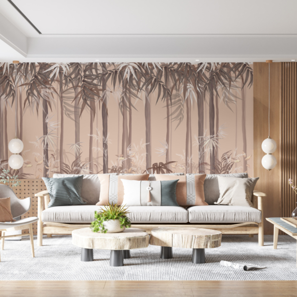 Fotokassette Tropischer Wald in warmen Farben