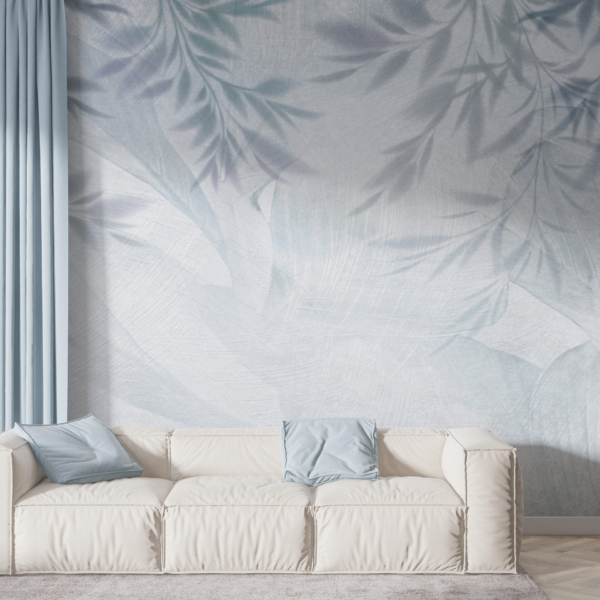 Wandmalerei im Schatten