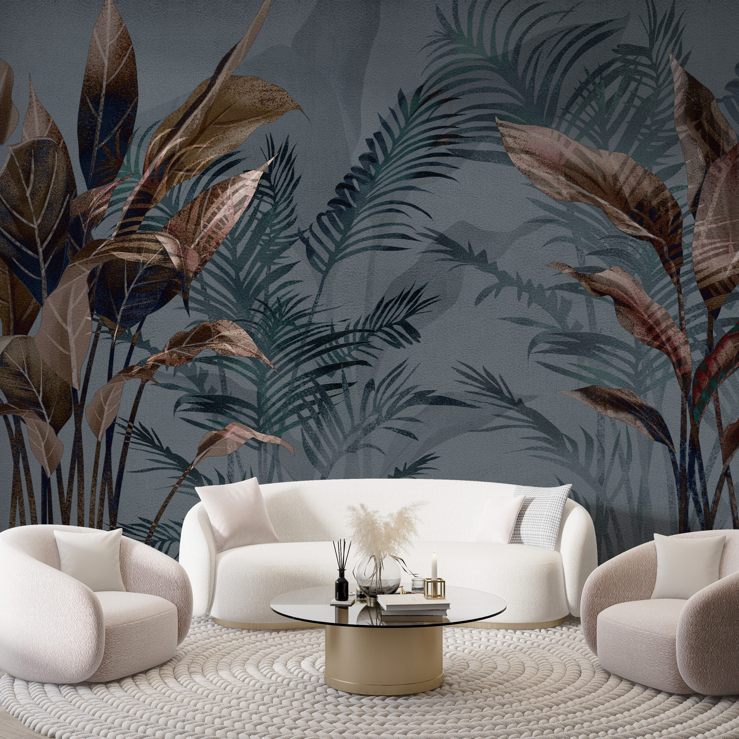 Fototapete Hohe Blätter