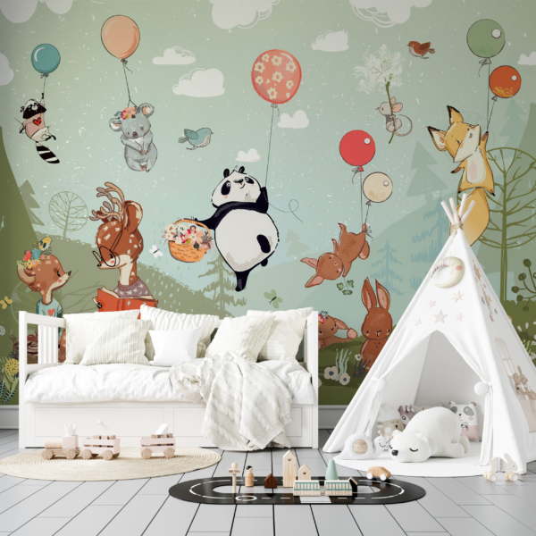 Fototapete Spaß im Wald