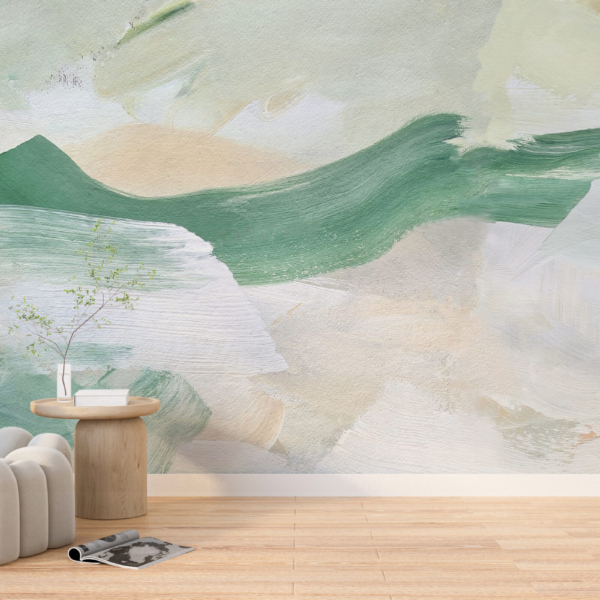 Fototapete Grün Abstraktion