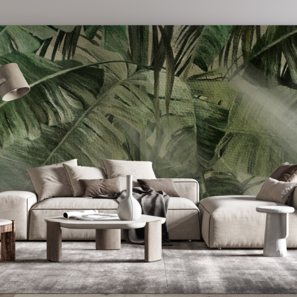 Wandmalerei Grüne Säule