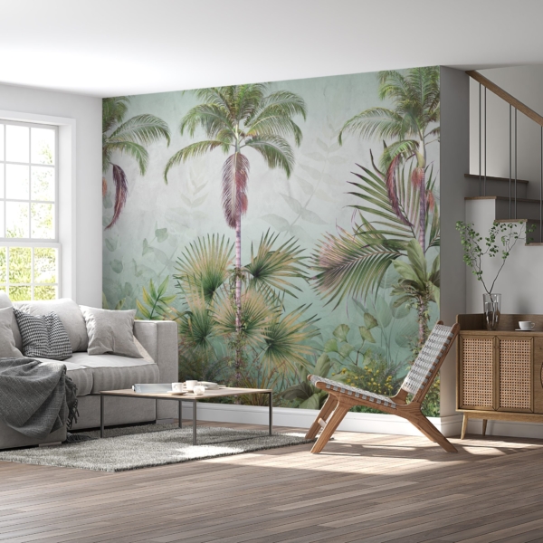 Fototapete Grüne Palmen