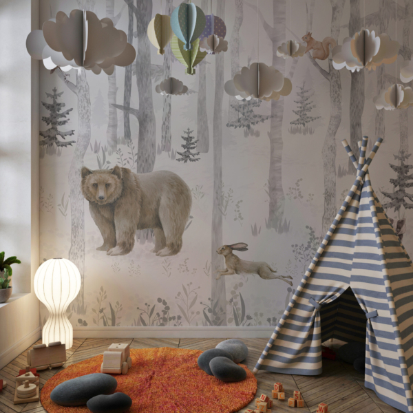 Fototapete Winterwald