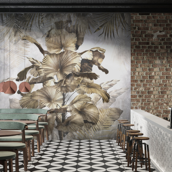 Fototapete Goldene Säule